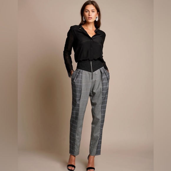 CHELSEA AND WALKER Delphia Plaid Pant in Size 2 (NWT) - Picture 1 of 11